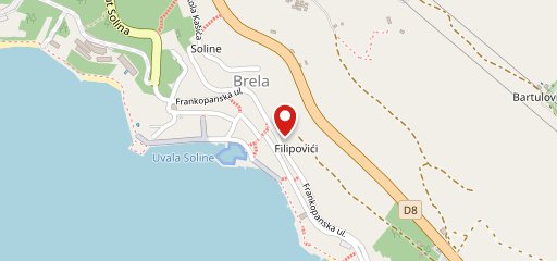 Restaurant Volat Brela sulla mappa