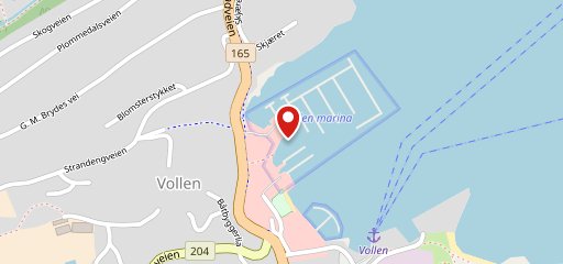 Vollen Marina en el mapa