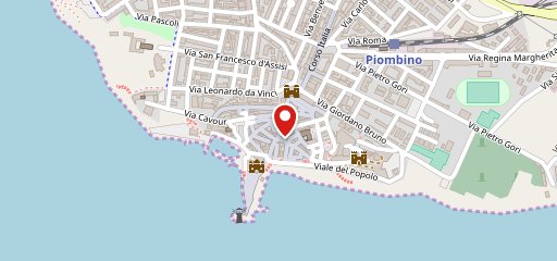 Volturno Ristorante Piombino sulla mappa