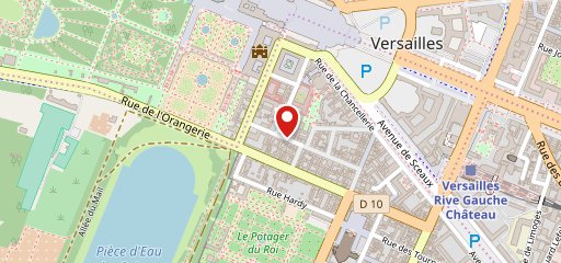 Vous restaurant sur la carte