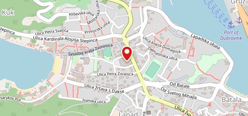 Vulkan Automat Klub, Dubrovnik sulla mappa