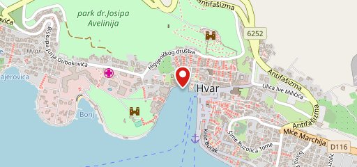 Vulkan Automat Klub, Hvar sulla mappa