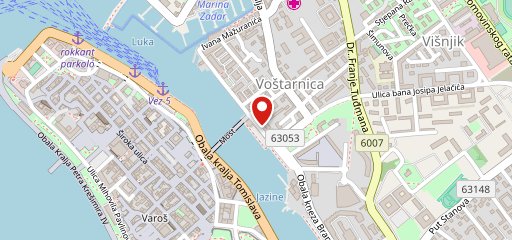 Vulkan Automat Klub, Zadar sulla mappa