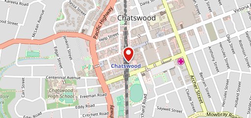 Chicken V Chatswood on map