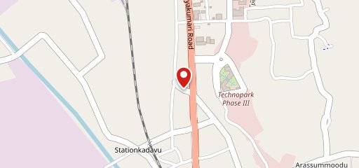 waffles cafe on map