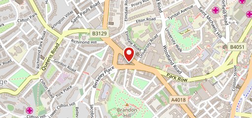 wagamama bristol clifton on map