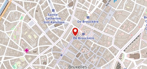 Wagamama Bruxelles sur la carte