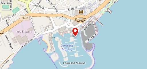 wagamama limassol marina sur la carte