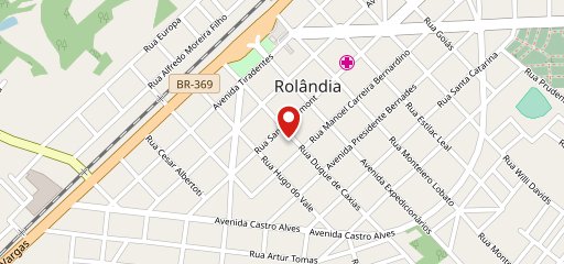 Wallah Esfiharia Rolândia no mapa