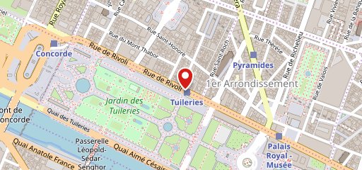 Café Des Tuileries sur la carte