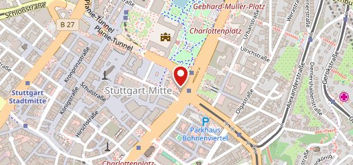 Weltcafé Stuttgart sur la carte