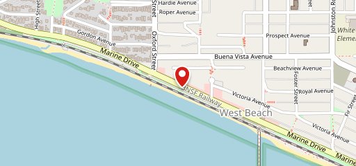 West Beach Bar And Grill sur la carte