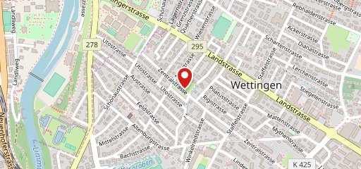 Wettingen sur la carte