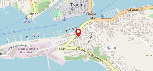 Wild West Trogir sulla mappa