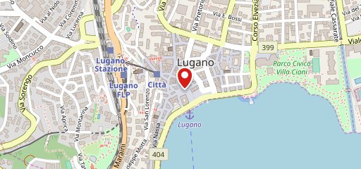 Ristorante Cina sulla mappa