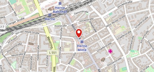 Wirtshaus - Herne sur la carte