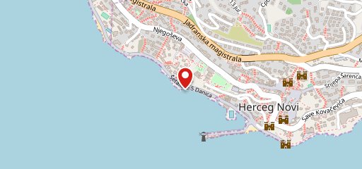 Yachting Club Herceg Novi on map