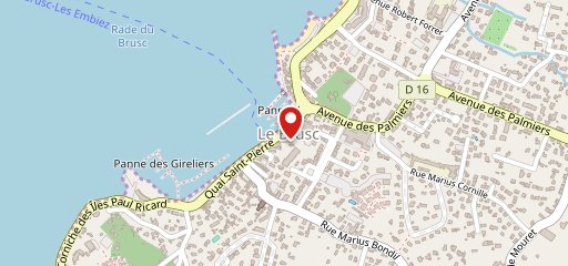 Yachting Club sur la carte