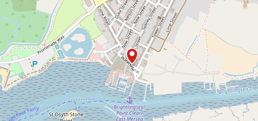 Yachtsmans Arms Brightlingsea on map