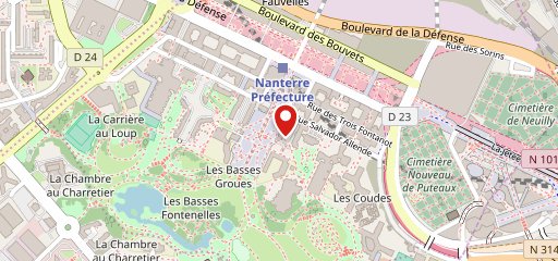 Yankee Burger Fast-food Nanterre Préfecture sur la carte