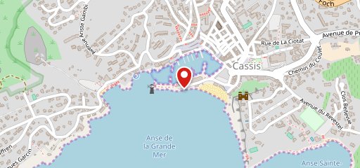 YACHT CLUB DE CASSIS sur la carte