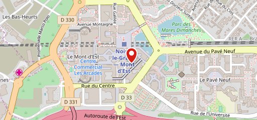 Yogurt Factory Les Arcades sur la carte