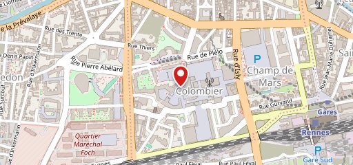 Yogurt Factory Colombia - Rennes sur la carte