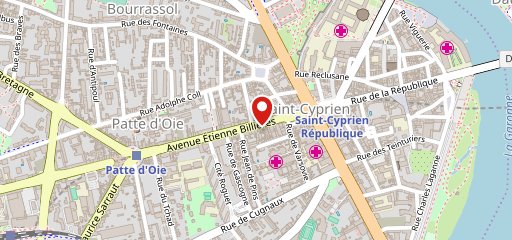 Restaurant Ytaing Toulouse sur la carte