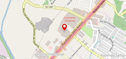 Zanoni Sushi - Continente Shopping no mapa