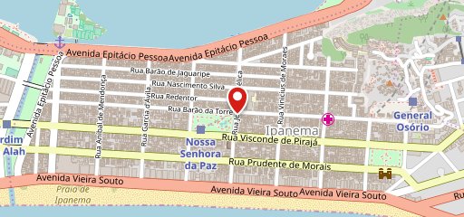 Zao Ipanema no mapa