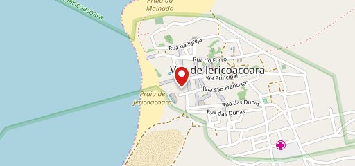 ZCHOPP Jericoacoara no mapa