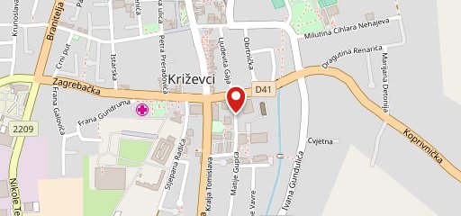 Caffe bar Zeko Križevci sulla mappa