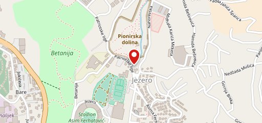 Restoran Zelena dolina sur la carte