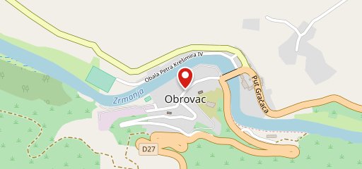 Zerobet Obrovac sulla mappa