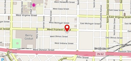 Zesto on Franklin on map