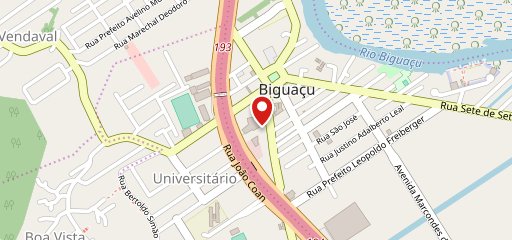 Zhou Restaurante Biguaçu no mapa