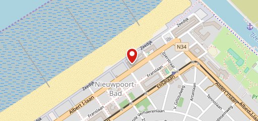 ZILT Nieuwpoort sur la carte