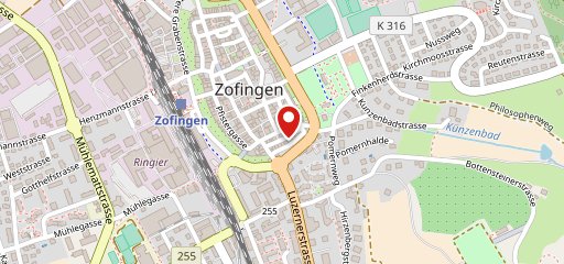 Zofinger Stadtkeller sur la carte