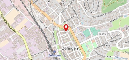 Zofingner Pizza Haus sulla mappa