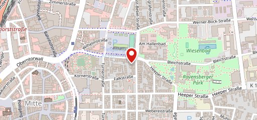 Zum Kulmbacher - Bielefeld sur la carte