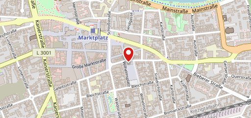 Zum Salzgässchen Offenbach en el mapa