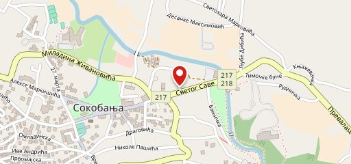 ŽUPAN restoran sur la carte