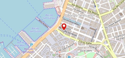 Zushi Trieste sulla mappa