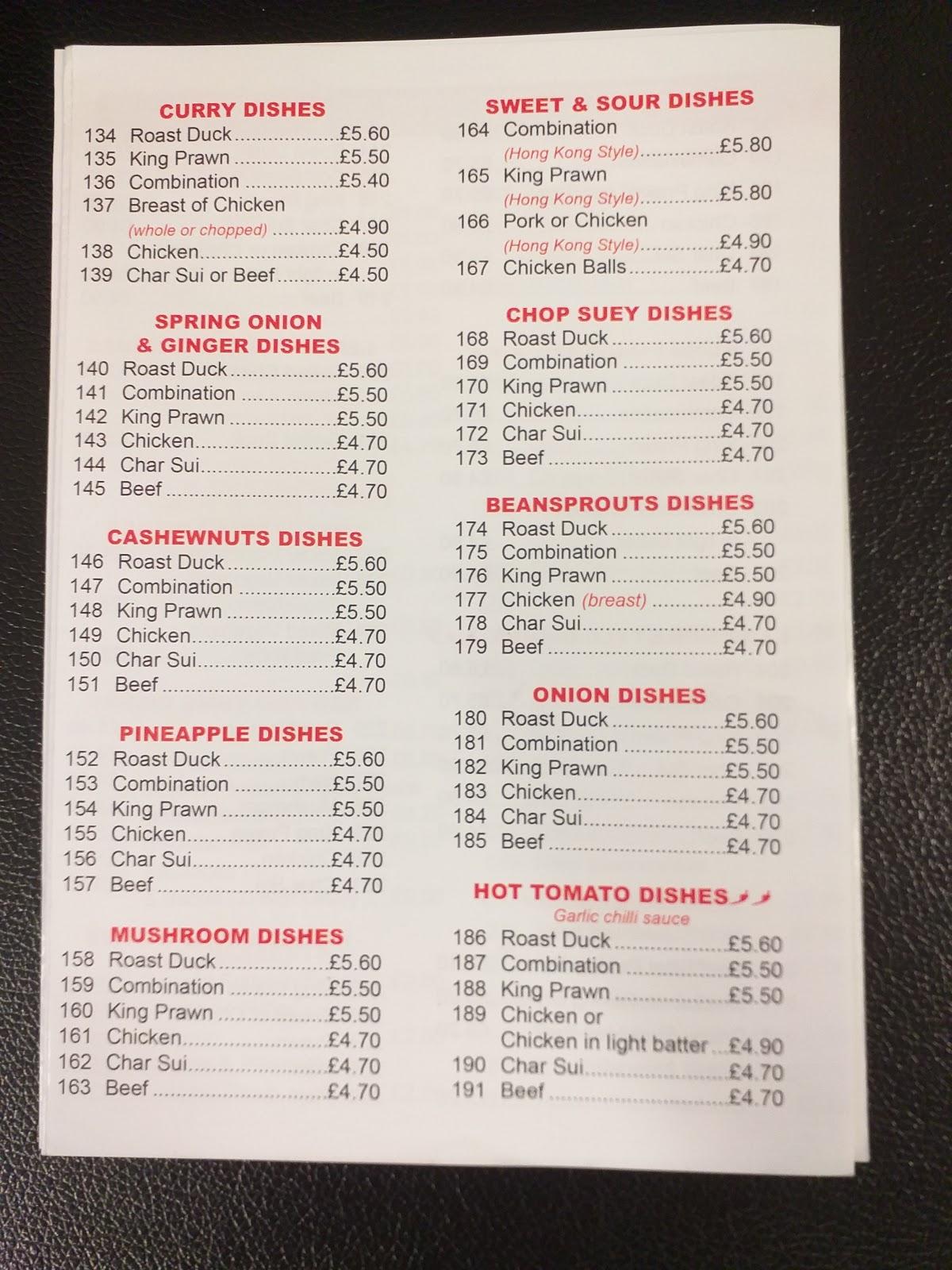 Lucky Panda Bessemer Menu - itb4oah