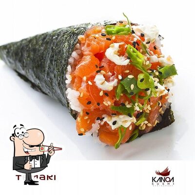 Escolha diferentes opções de sushi