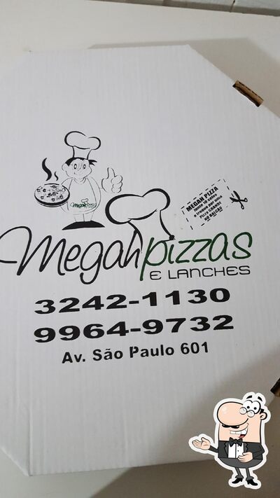 A marca do Megah Pizzas