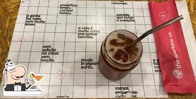 Desfrute de uma bebida com sua comida