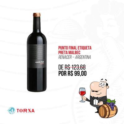 Saboreie uma taça de vinho no Torna Restaurante