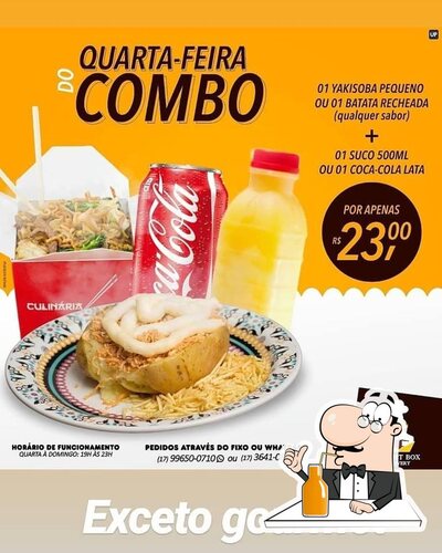 Desfrute de uma bebida no Degust Box