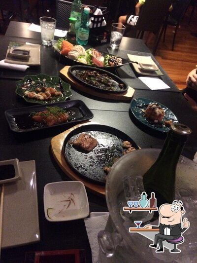 O interior do Kobu Sushi